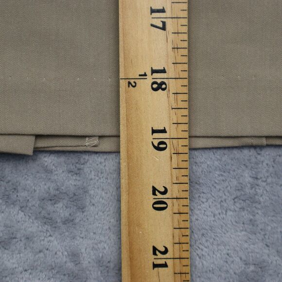 My Bajee Collection S Brown Plain Flat Front Back Zipper Slit Pencil Cut - Picture 5 of 14